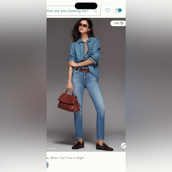 MOTHER The Dazzler Mid-Rise Straight-Leg Jeans - Picture 5 of 7